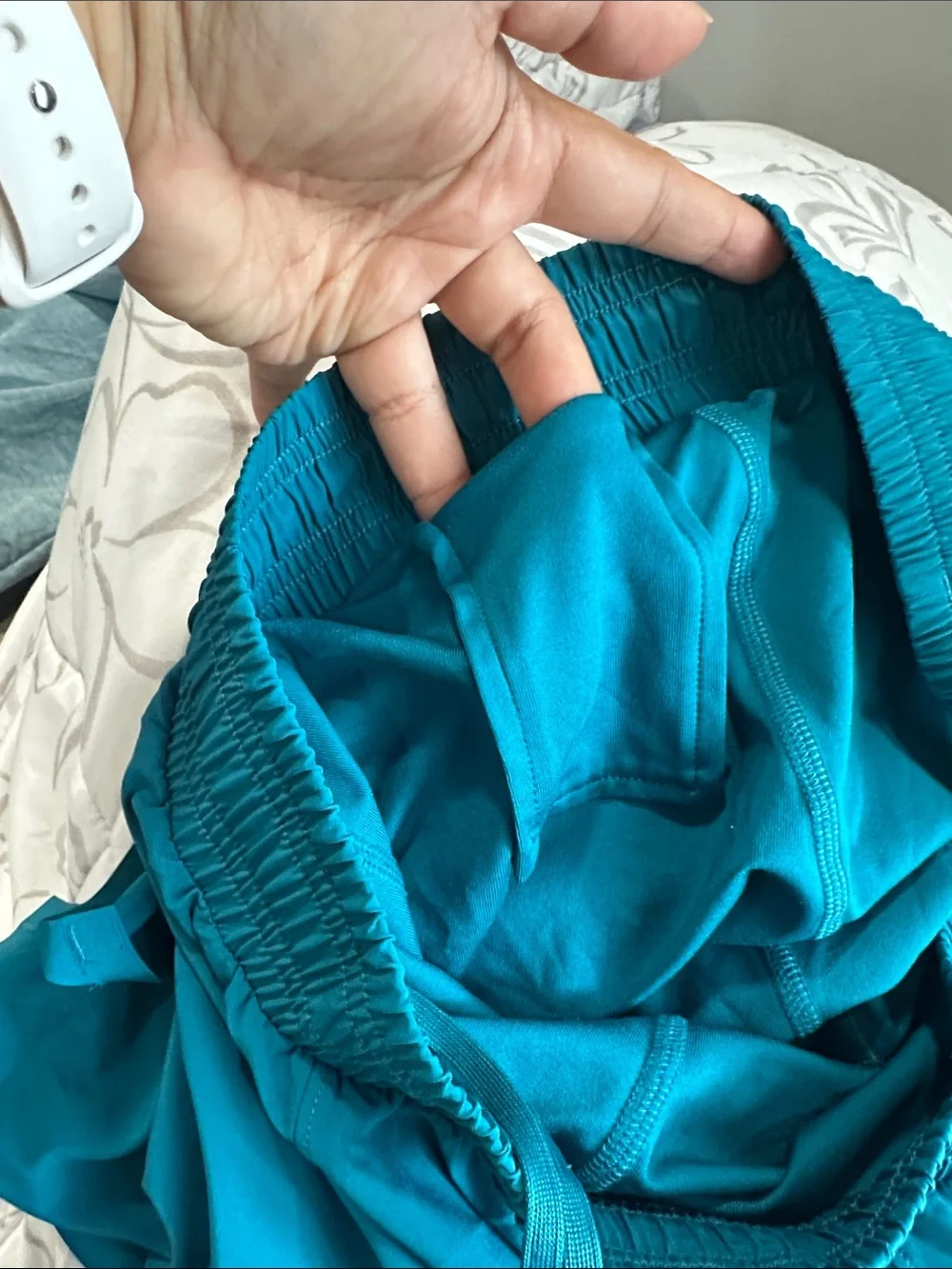 ALO Yoga Teal Athletic Shorts